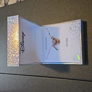NIB Disney Mickey Mouse Fine Silver Plated Necklace